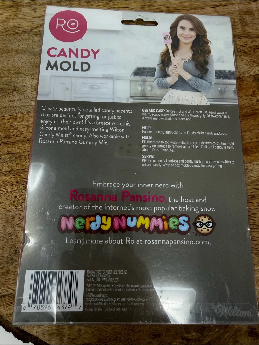 Wilton Silicone Nerdy Nummies Pink Pixel Heart Candy Mold Rosanna Pansino